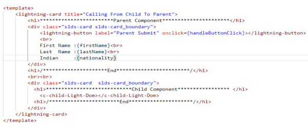 Salesforce LightDOM